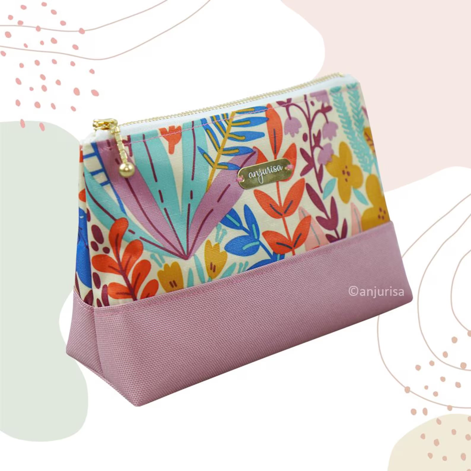 Classic Duo Pouch DIY Sewing Guide - Step-by-Step Templates for Handmade Small Pouches