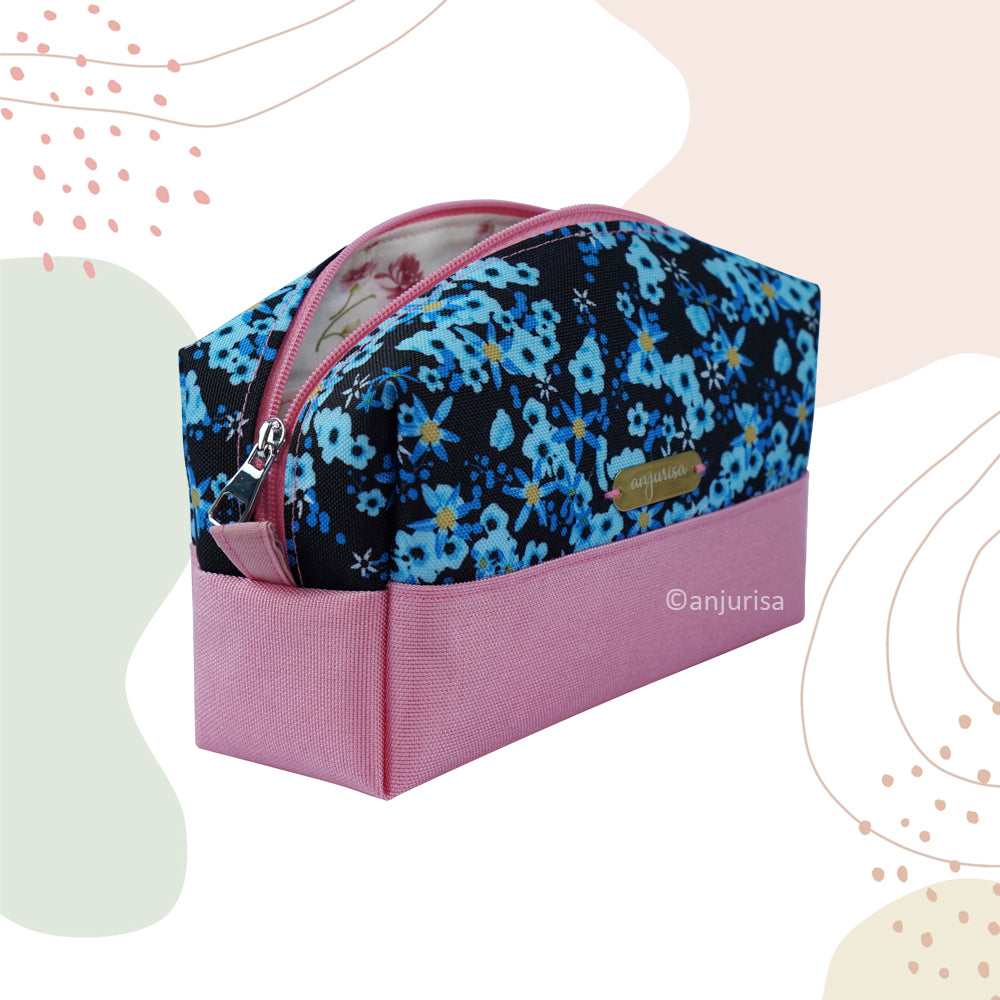 Boxy Duo Pouch Sewing Pattern to Make a Two Tone Pouch with Professional Results