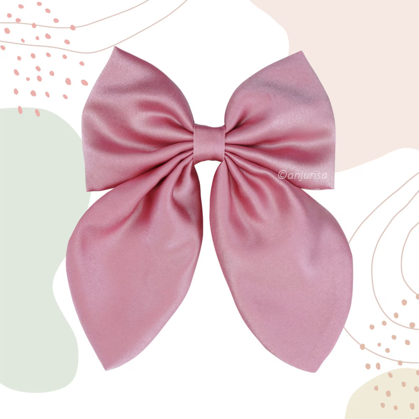 Sweet Bow Sewing Pattern: Beginner-Friendly Hair Bow Guide (PDF Download)