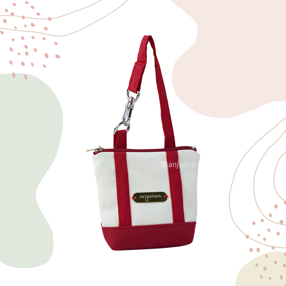 Cara Pouch Sewing Pattern - Compact Zipper Pouch with Straps