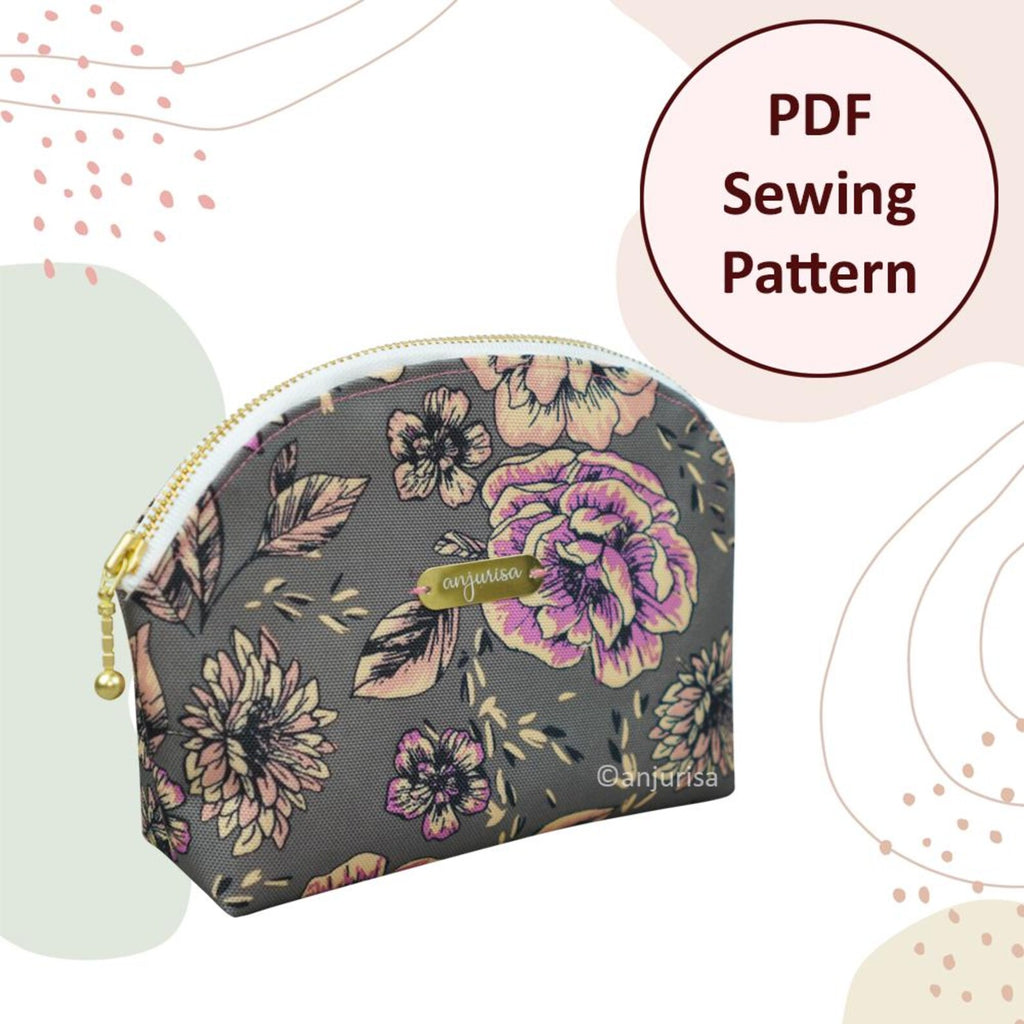 Arche Pouch Sewing Pattern: Beginner-Friendly PDF Template (5 Sizes)