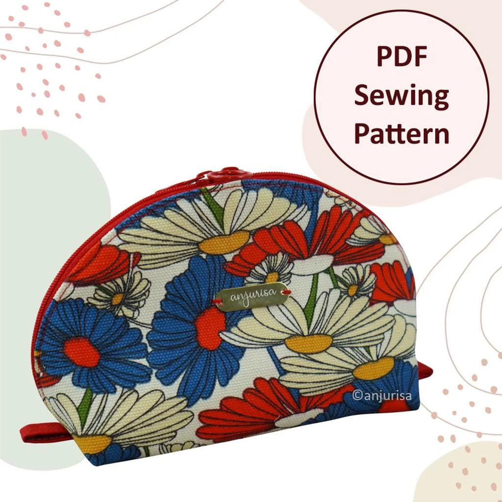 Domi Pouch Sewing Pattern: Beginner-Friendly PDF Template in 5 Sizes