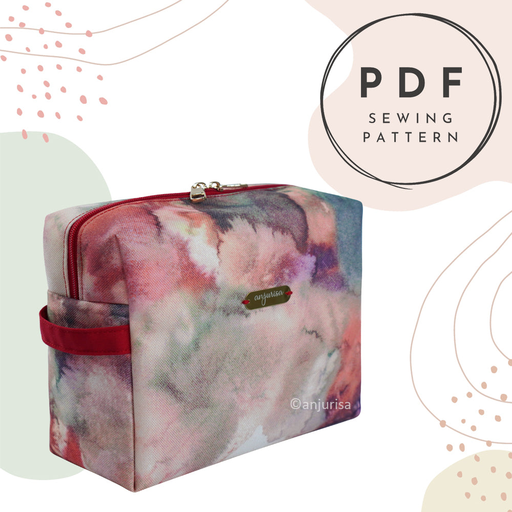Liora Boxy Pouch Sewing Pattern: Beginner-Friendly DIY (PDF Pattern Collection)