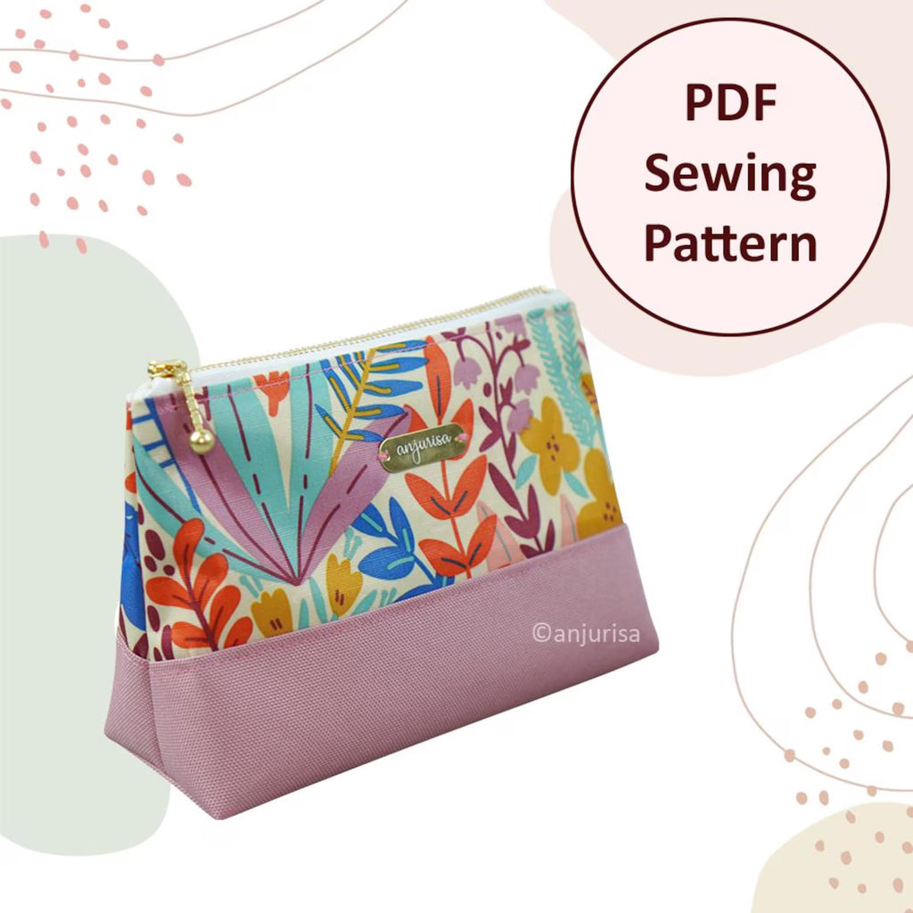 Classic Duo Pouch DIY Sewing Guide - Step-by-Step Templates for Handmade Small Pouches