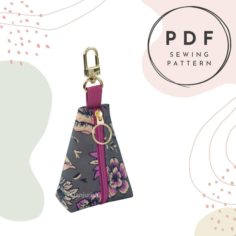 Delia Pouch Sewing Pattern – DIY Gift Sewing Project for Crafting Everyday Mini Storage