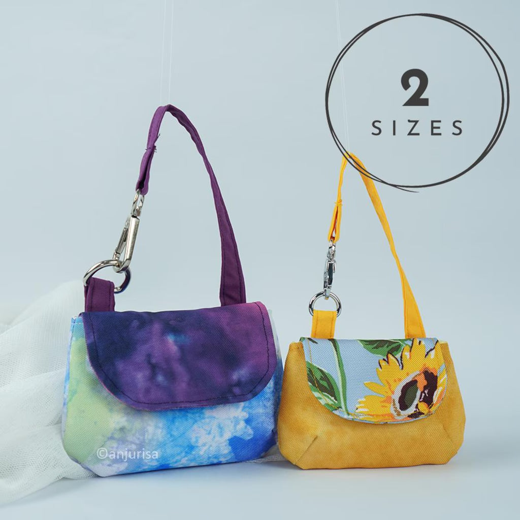 Mira Pouch Sewing Pattern: Keychain Mini Bag PDF Template