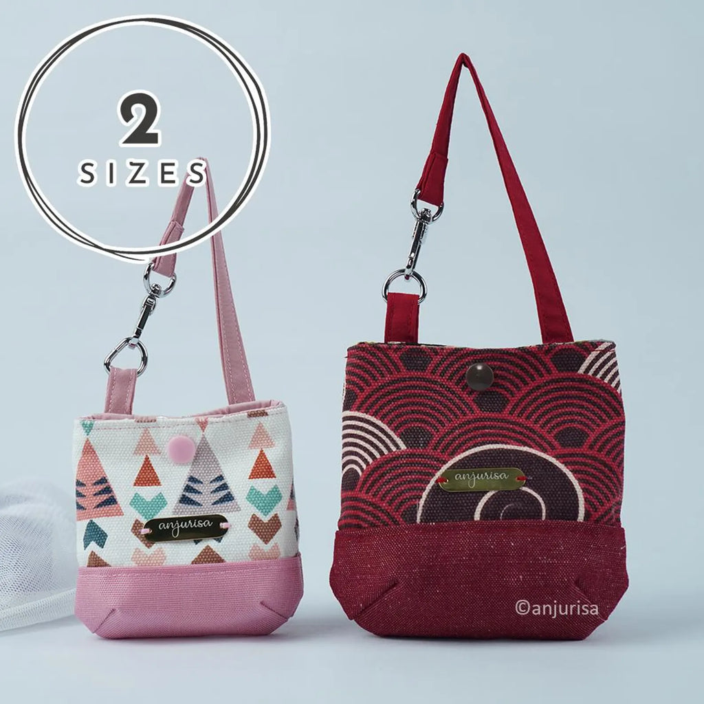Totie Pouch Sewing Pattern: Mini Tote Keychain, Beginner-Friendly (PDF)