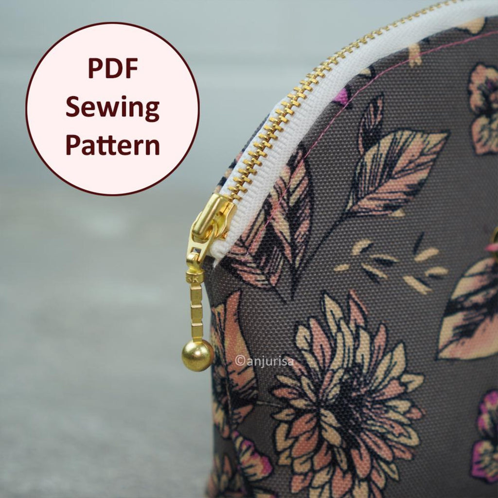 Arche Pouch Sewing Pattern: Beginner-Friendly PDF Template (5 Sizes)