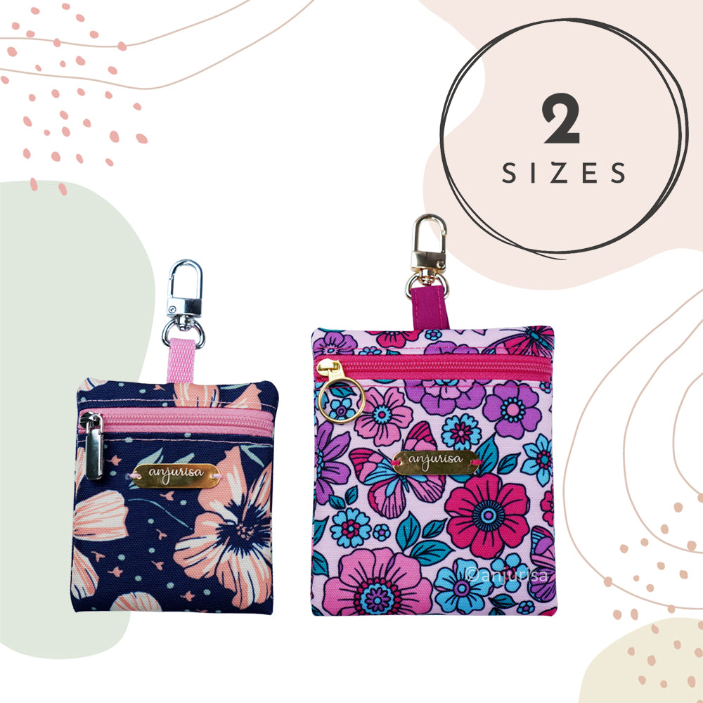 Keyla Pouch Sewing Pattern PDF - Keychain Wallet for Keys, Cards, Small Items