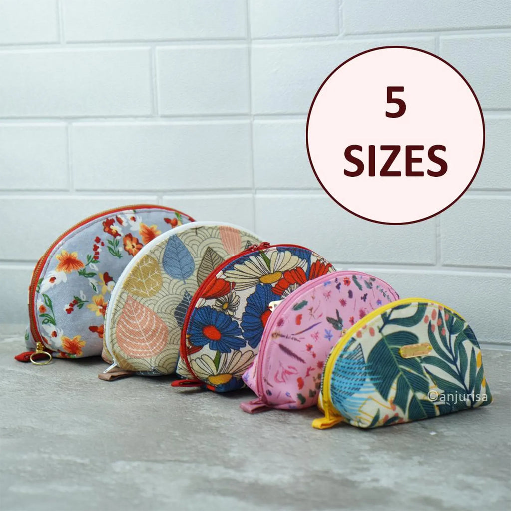 Domi Pouch Sewing Pattern: Beginner-Friendly PDF Template in 5 Sizes