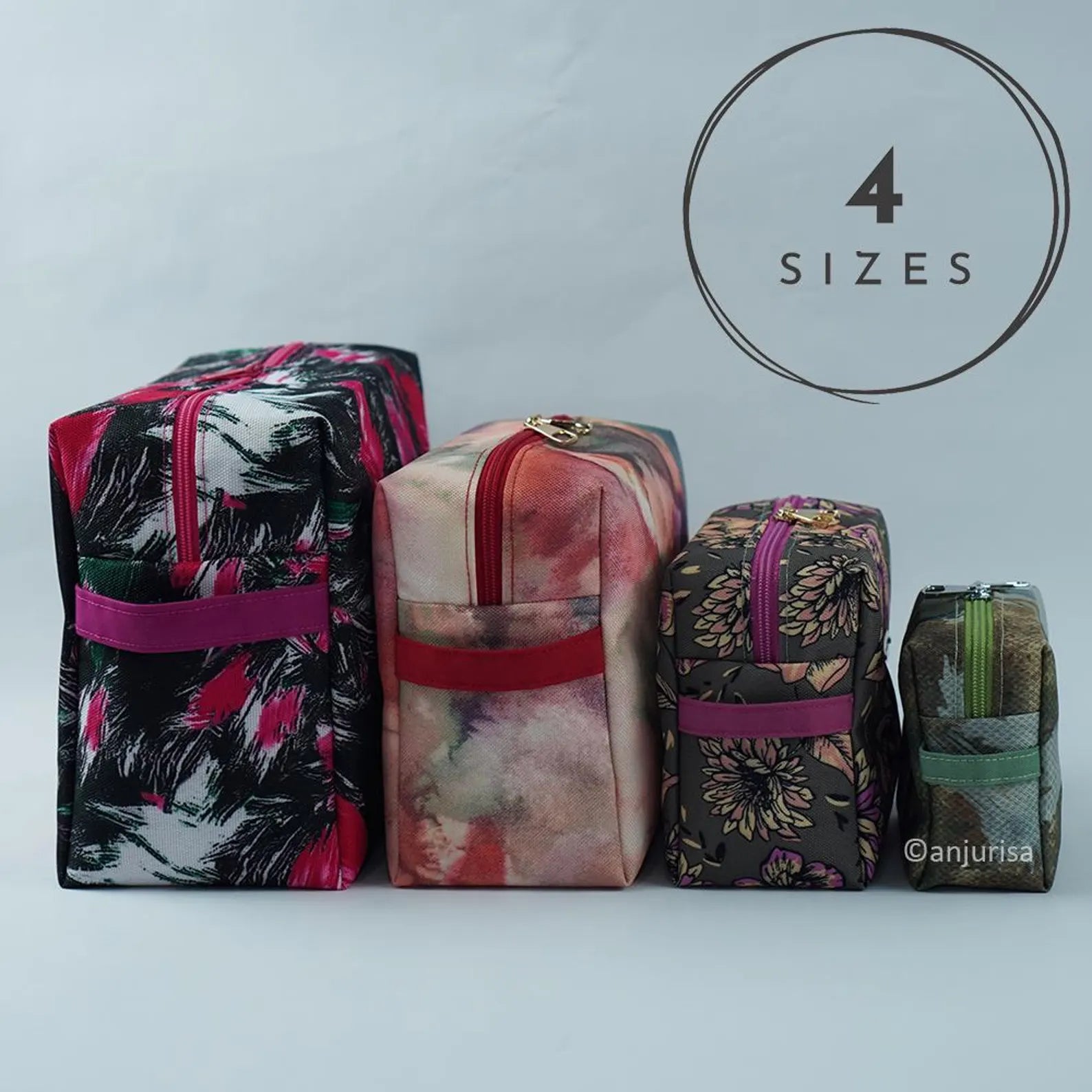 Liora Boxy Pouch Sewing Pattern: Beginner-Friendly DIY (PDF Pattern Collection)