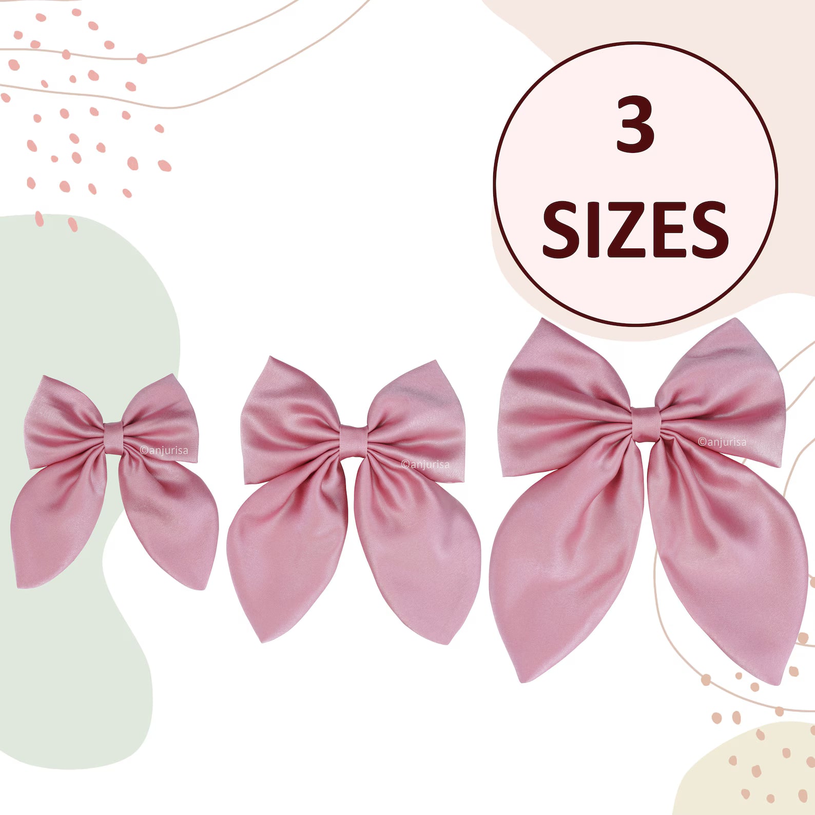 Sweet Bow Sewing Pattern: Beginner-Friendly Hair Bow Guide (PDF Download)