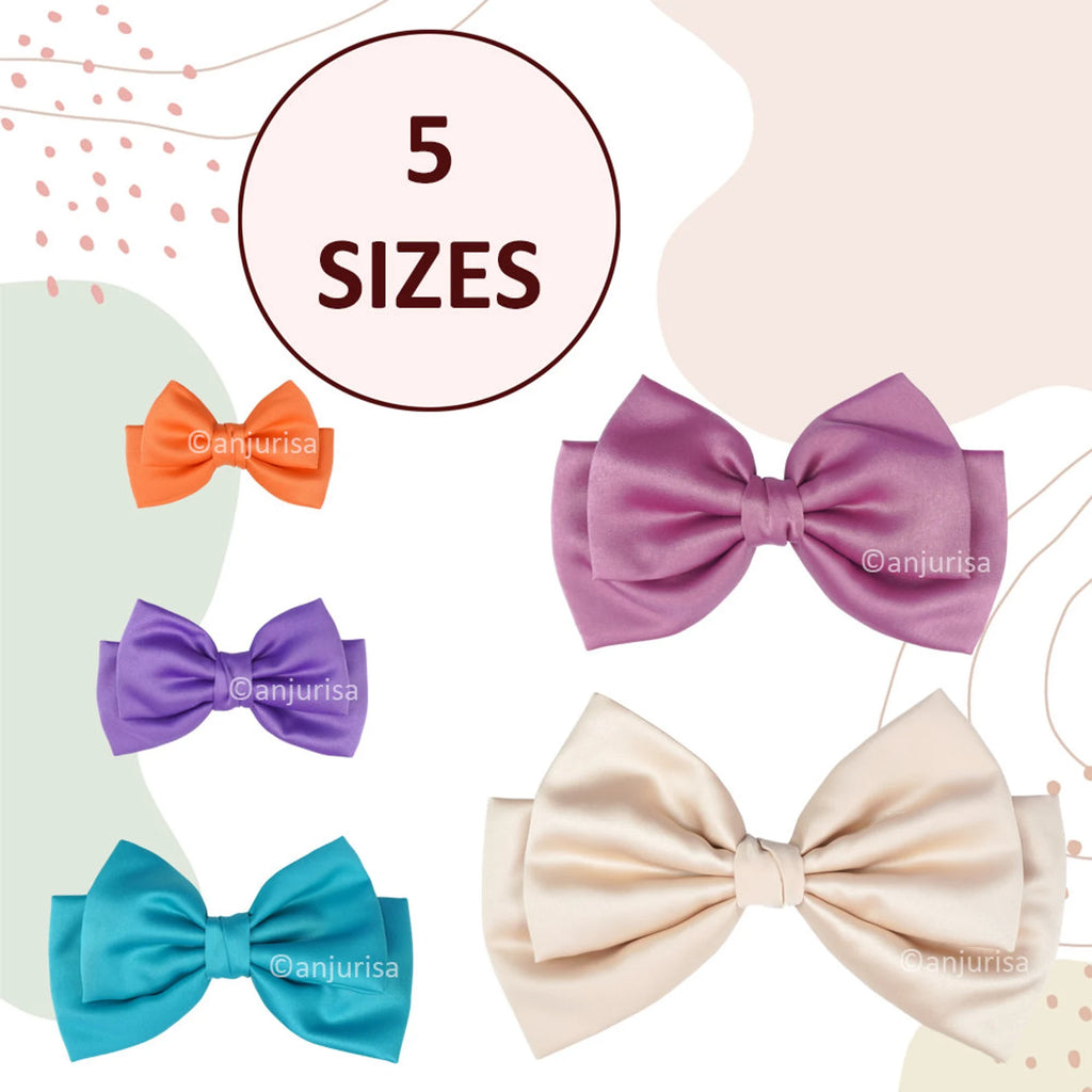Elegant Bow Sewing Pattern: DIY Hair Bow Template (PDF Download)