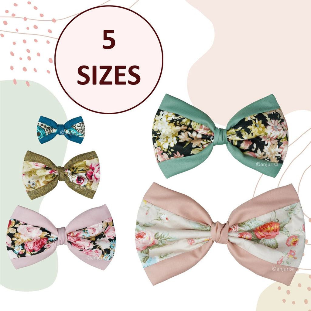 Aiden Bow PDF Sewing Pattern | Two-Tone Layered Design (Digital Download)