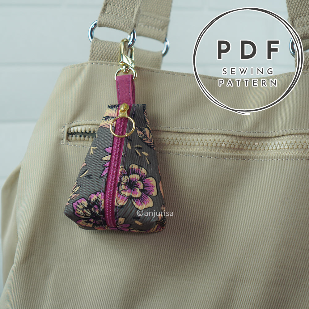 Delia Pouch Sewing Pattern – DIY Gift Sewing Project for Crafting Everyday Mini Storage