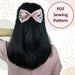 Aiden Bow PDF Sewing Pattern | Two-Tone Layered Design (Digital Download)