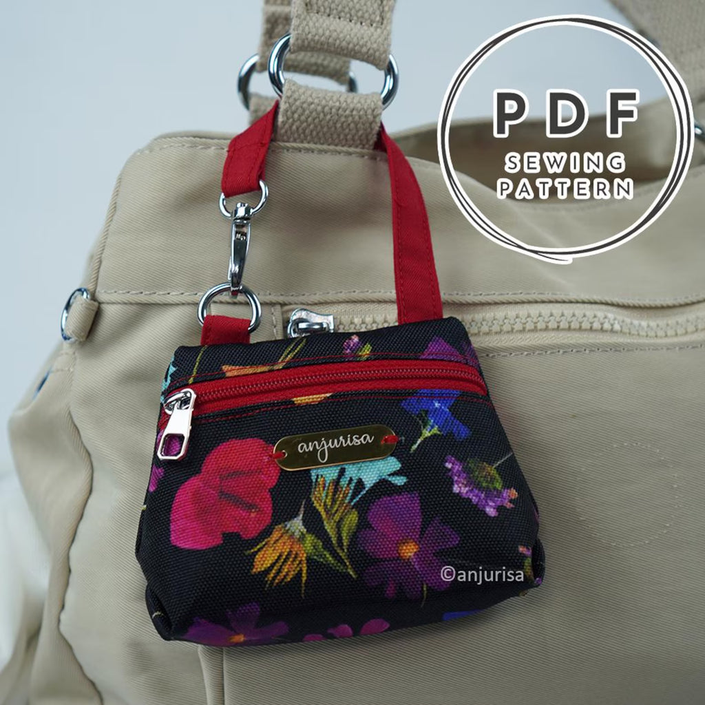 Lulu Pouch Sewing Pattern: Mini Handbag PDF Template (3 Sizes)