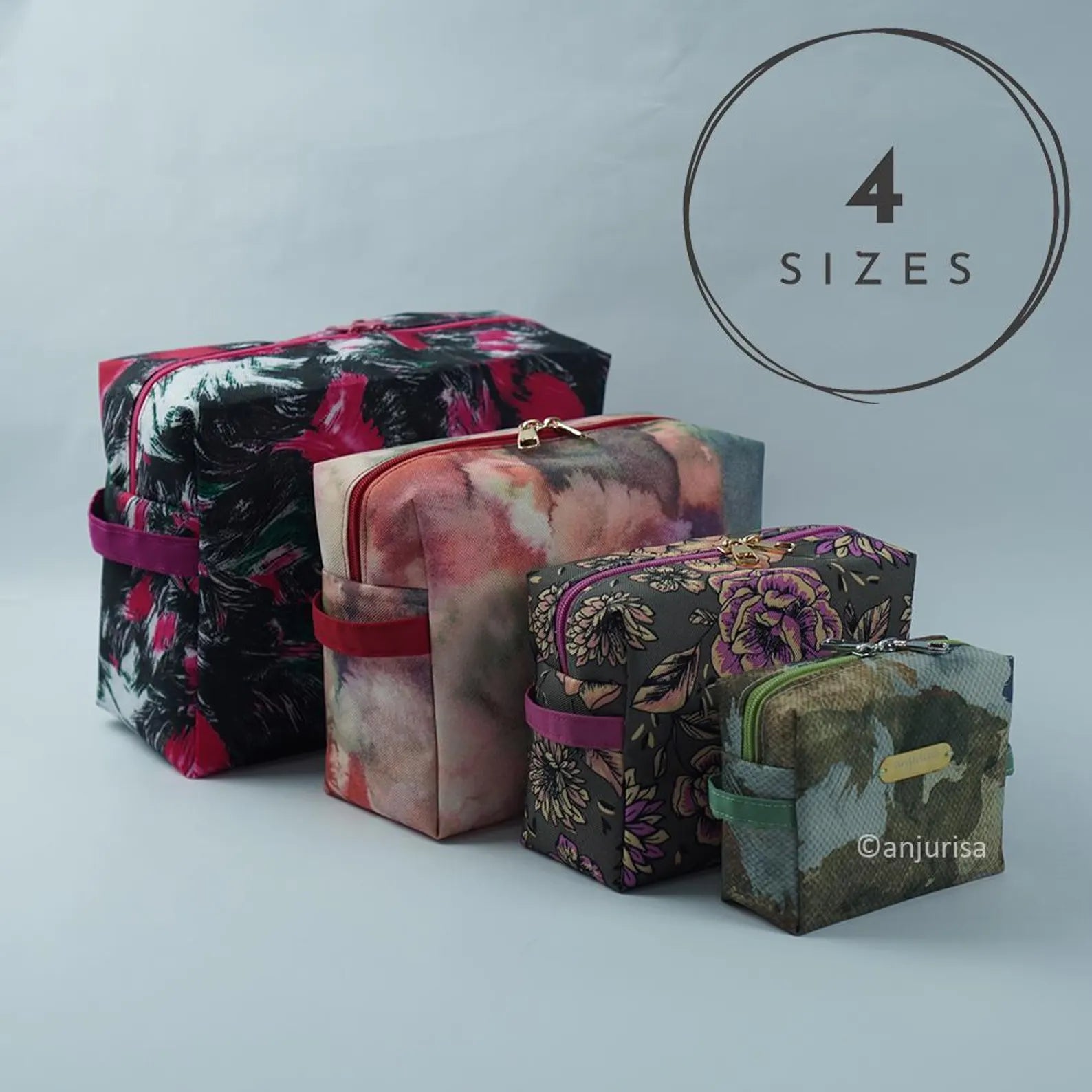 Liora Boxy Pouch Sewing Pattern: Beginner-Friendly DIY (PDF Pattern Collection)