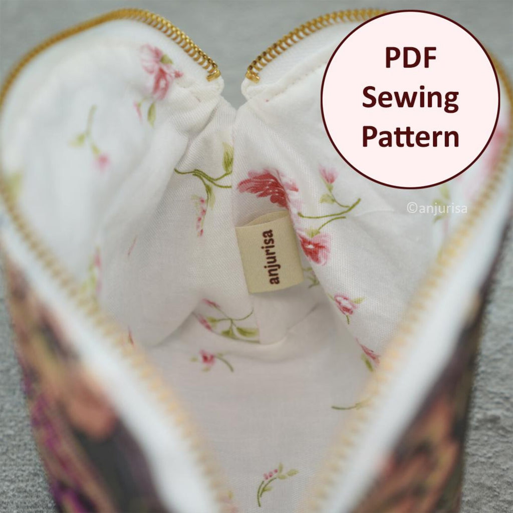 Arche Pouch Sewing Pattern: Beginner-Friendly PDF Template (5 Sizes)