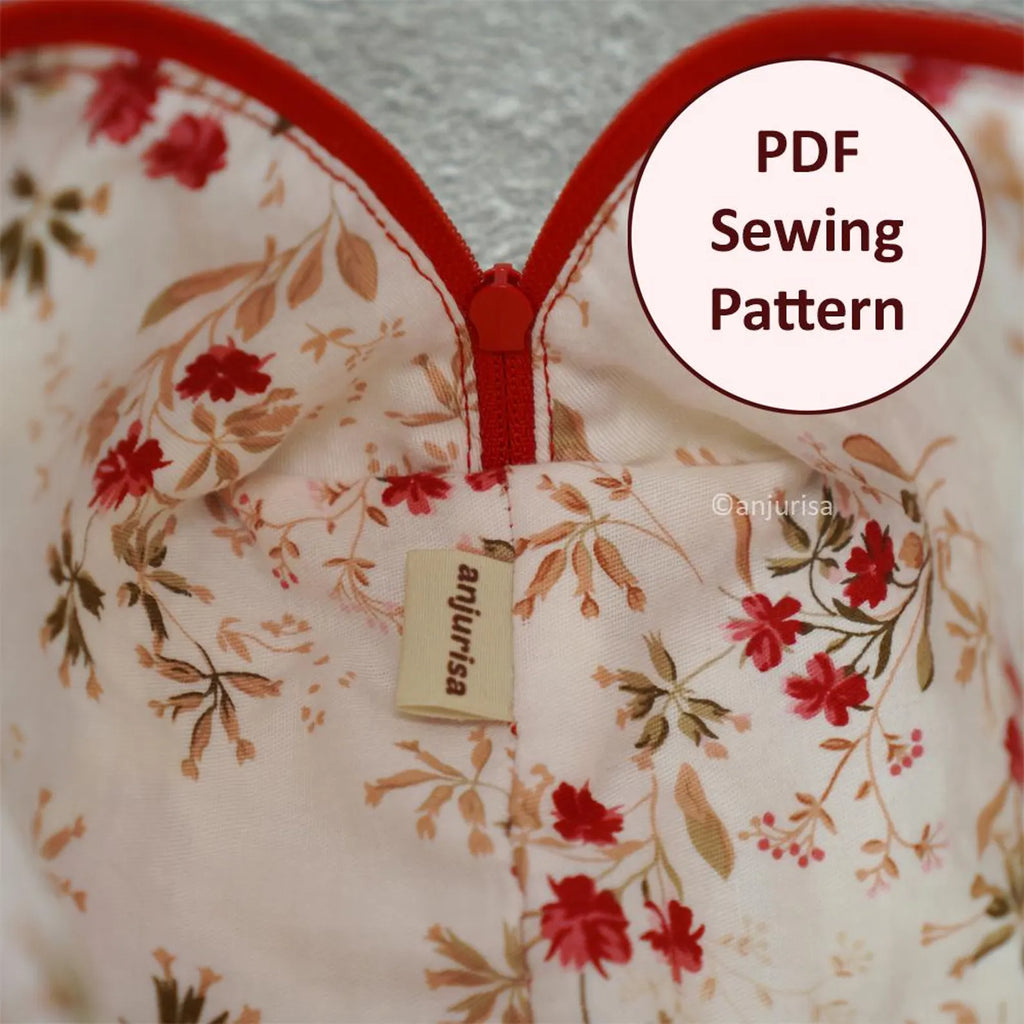 Domi Pouch Sewing Pattern: Beginner-Friendly PDF Template in 5 Sizes
