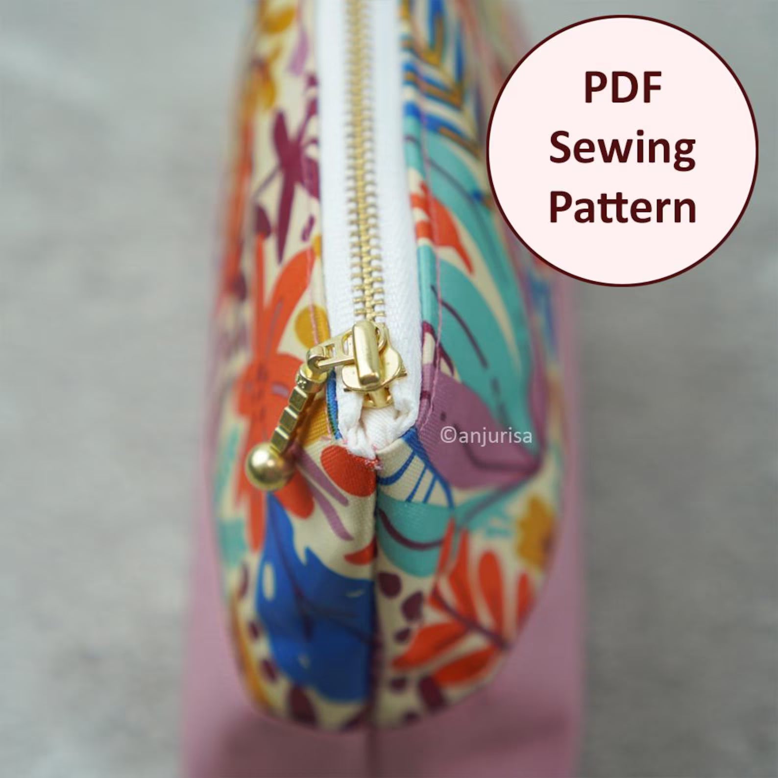 Classic Duo Pouch DIY Sewing Guide - Step-by-Step Templates for Handmade Small Pouches