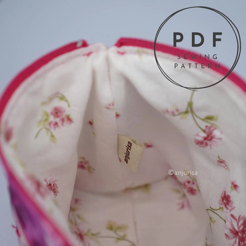 Twain Classic Pouch Sewing Pattern: Beginner-Friendly PDF Template (Mini to Large Sizes)