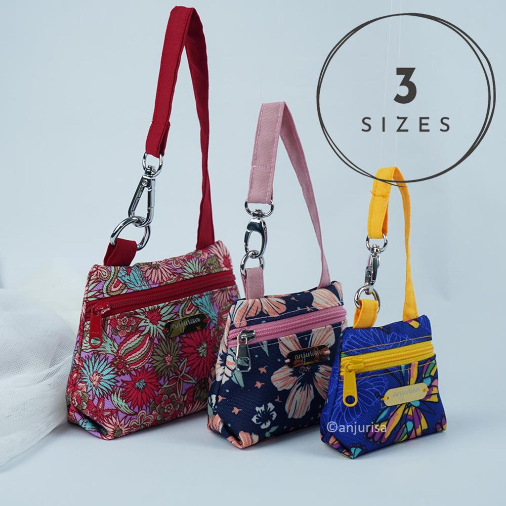 Lulu Pouch Sewing Pattern: Mini Handbag PDF Template (3 Sizes)