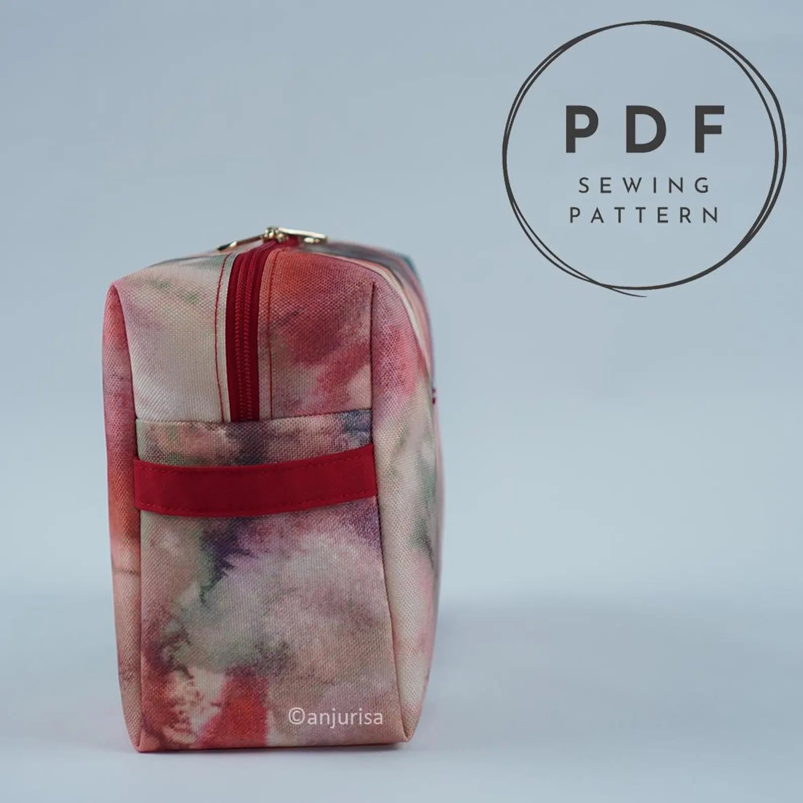 Liora Boxy Pouch Sewing Pattern: Beginner-Friendly DIY (PDF Pattern Collection)