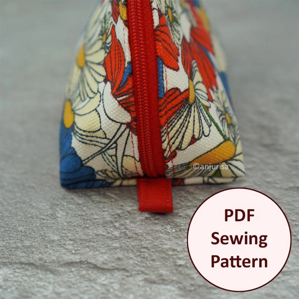 Domi Pouch Sewing Pattern: Beginner-Friendly PDF Template in 5 Sizes