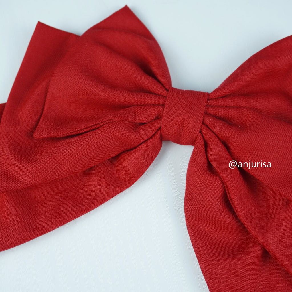 Triace Bow Sewing Pattern - Multi-Layered DIY Bows Template (PDF Pattern)