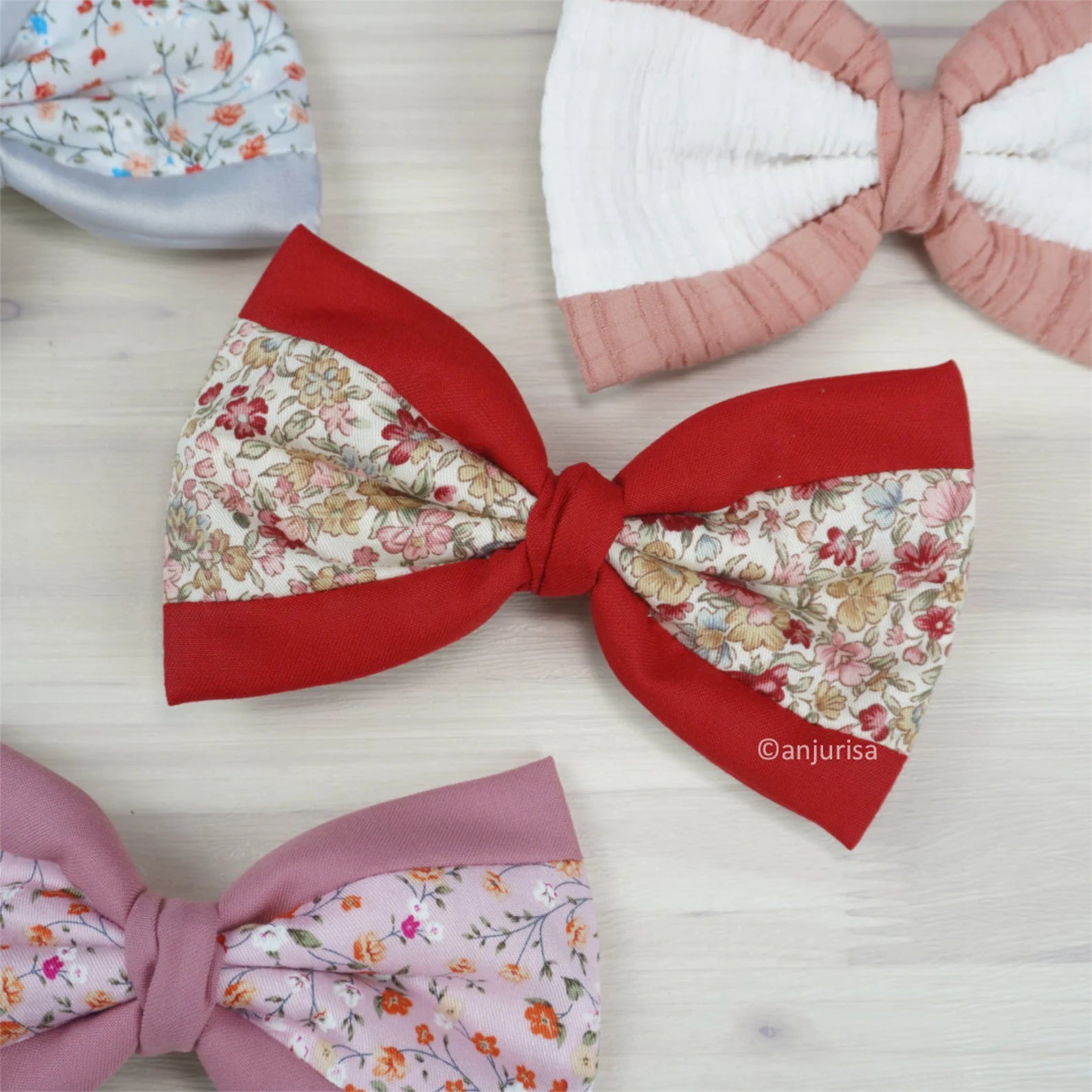 Aiden Bow PDF Sewing Pattern | Two-Tone Layered Design (Digital Download)