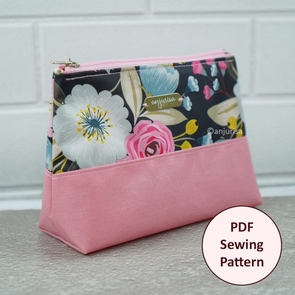 Classic Duo Pouch DIY Sewing Guide - Step-by-Step Templates for Handmade Small Pouches
