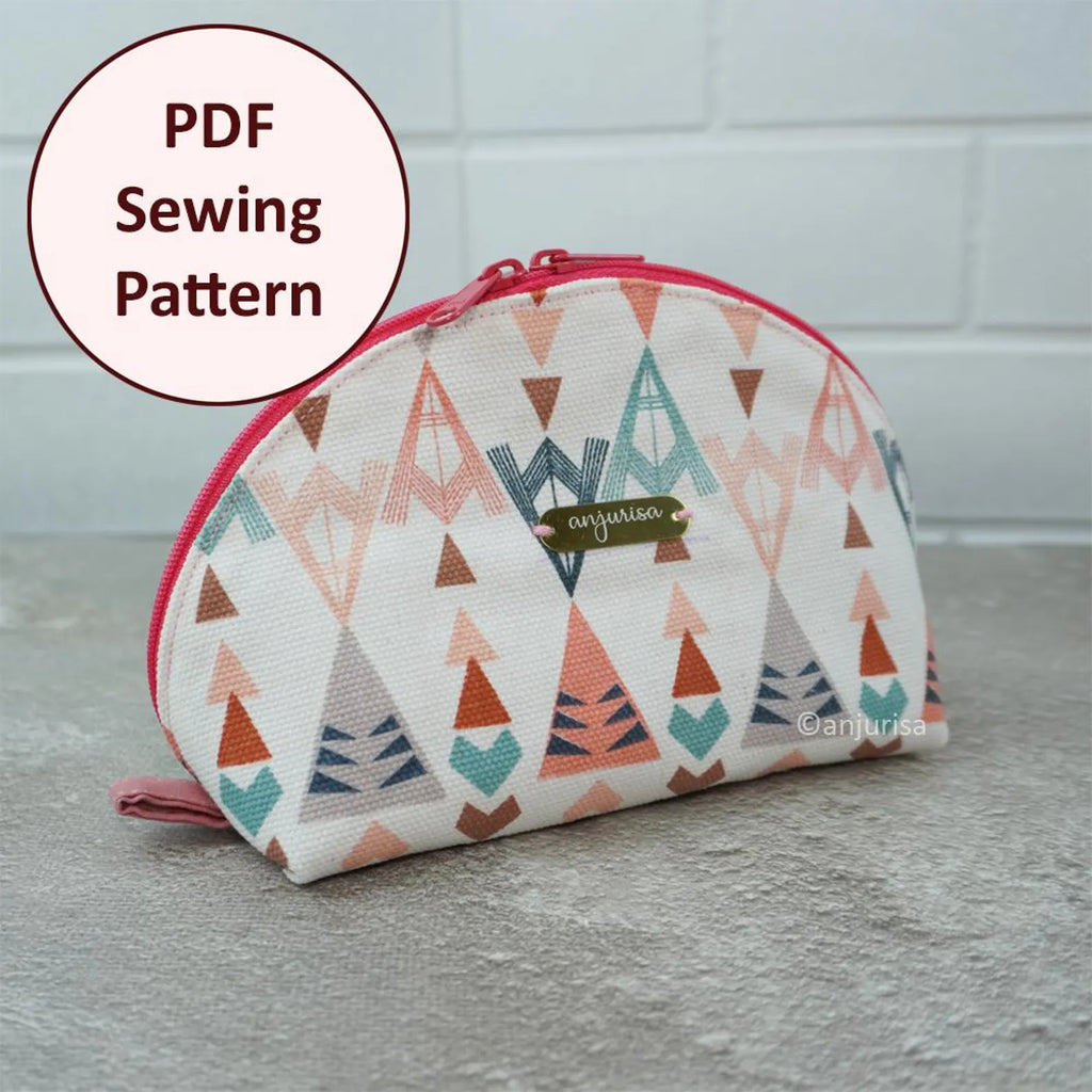Domi Pouch Sewing Pattern: Beginner-Friendly PDF Template in 5 Sizes