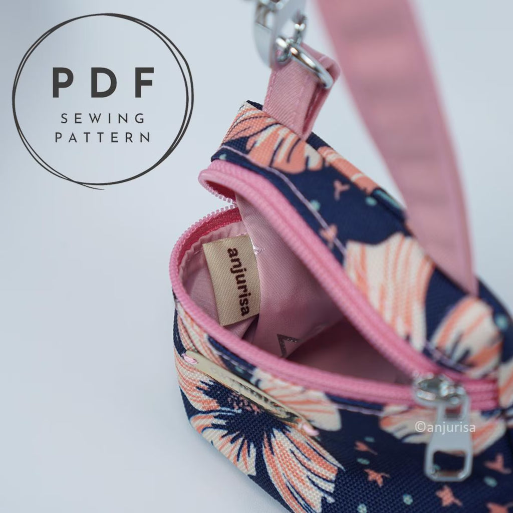 Lulu Pouch Sewing Pattern: Mini Handbag PDF Template (3 Sizes)