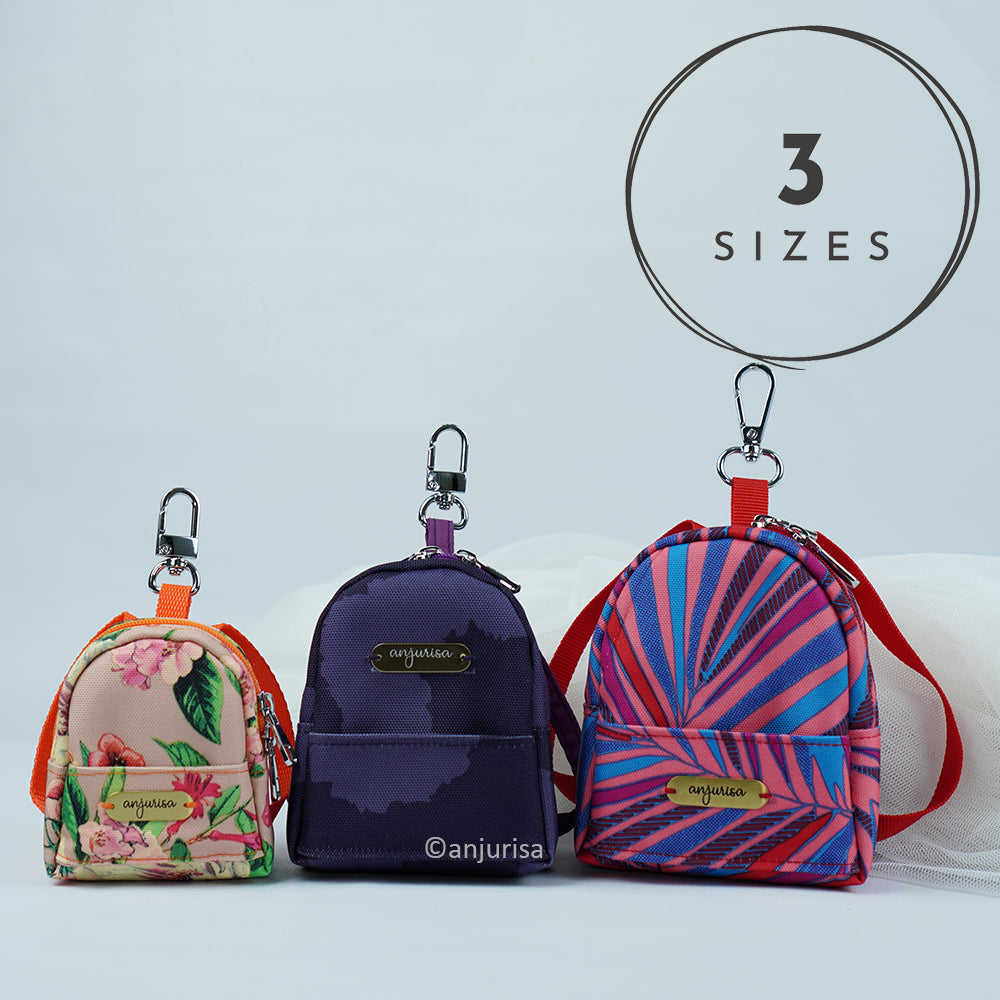Becky Pouch Mini Backpack Sewing Pattern – 3 Sizes PDF – Anjurisa