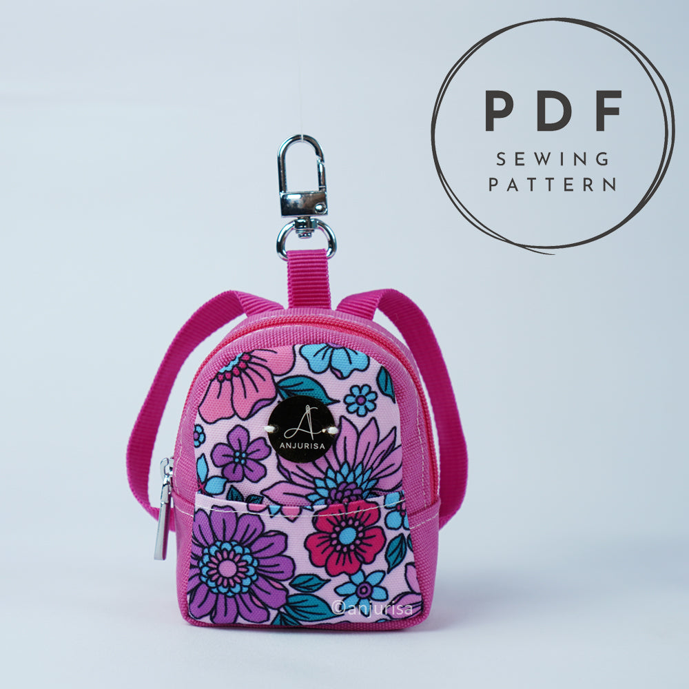 Bonnie Pouch Mini Backpack Sewing Pattern
