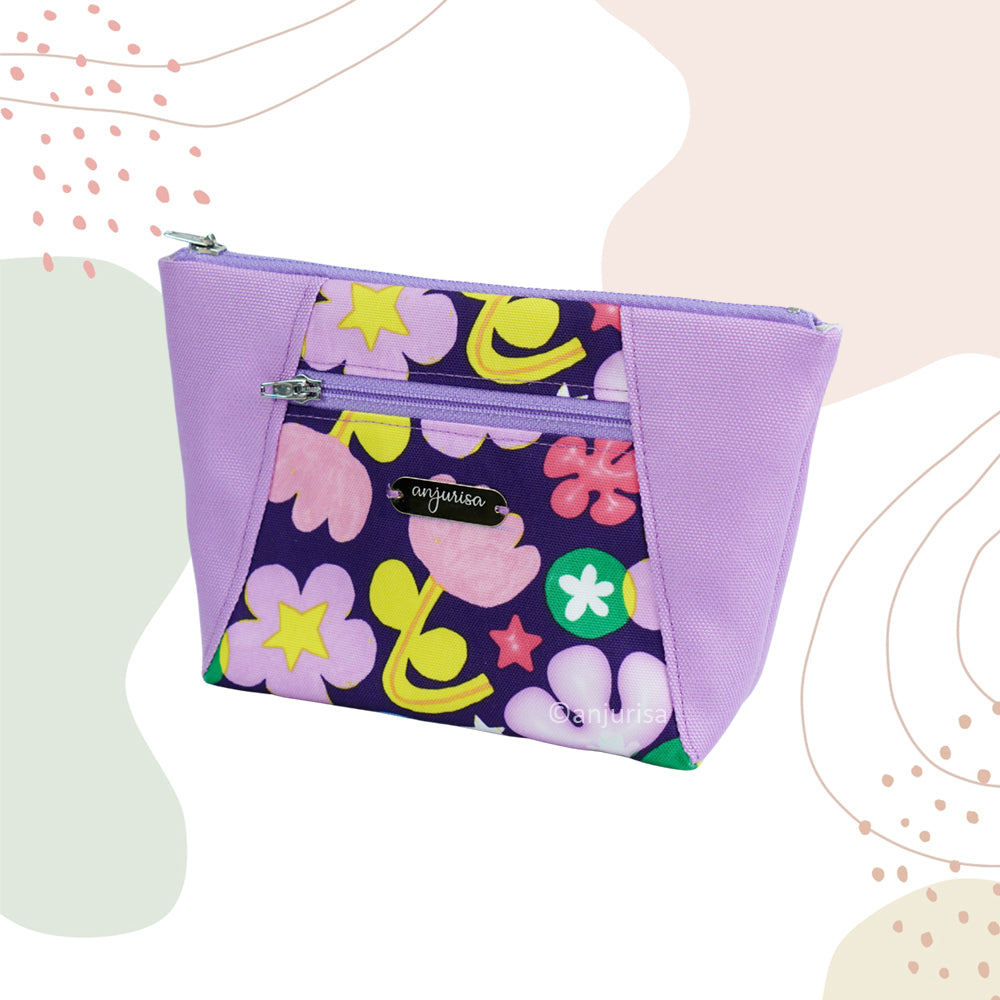 Fremy Pouch PDF Sewing Pattern - Double Zipper Pouch - 5 Sizes