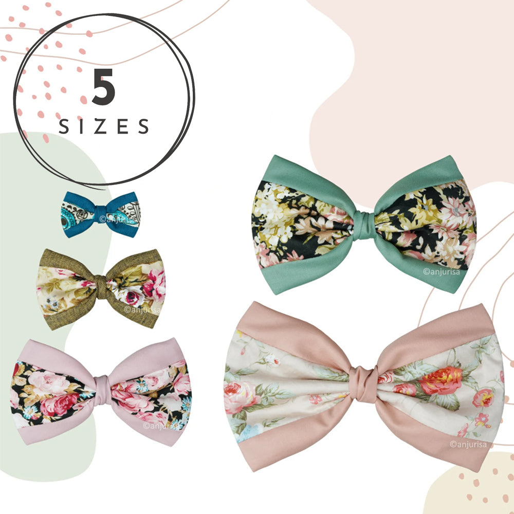Aiden Bow PDF Sewing Pattern | Two-Tone Layered Design (Digital Download)