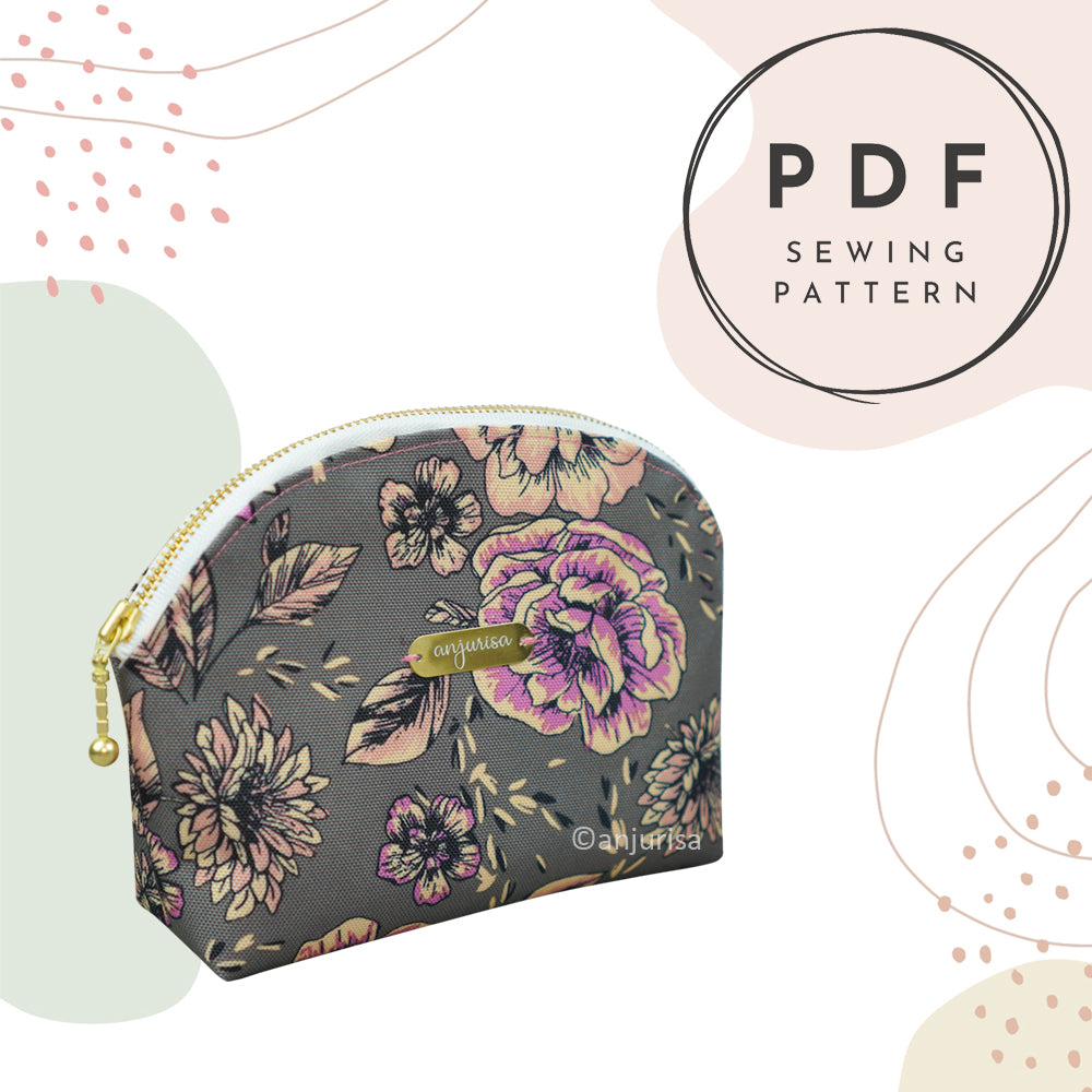 Arche Pouch Sewing Pattern: Beginner-Friendly PDF Template (5 Sizes)