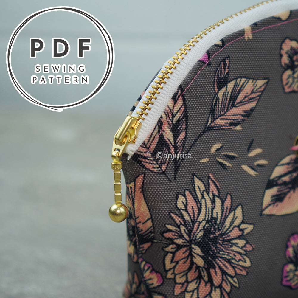Arche Pouch Sewing Pattern: Beginner-Friendly PDF Template (5 Sizes)