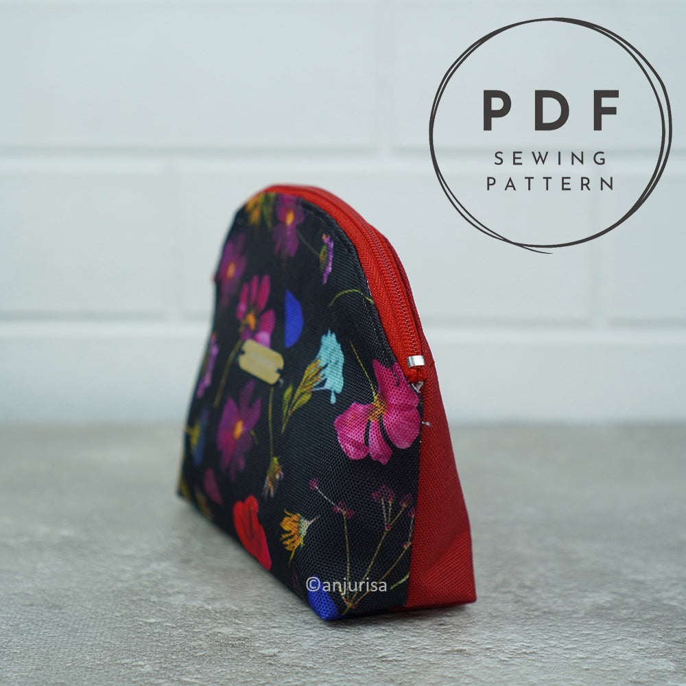 Arche Pouch Sewing Pattern: Beginner-Friendly PDF Template (5 Sizes)