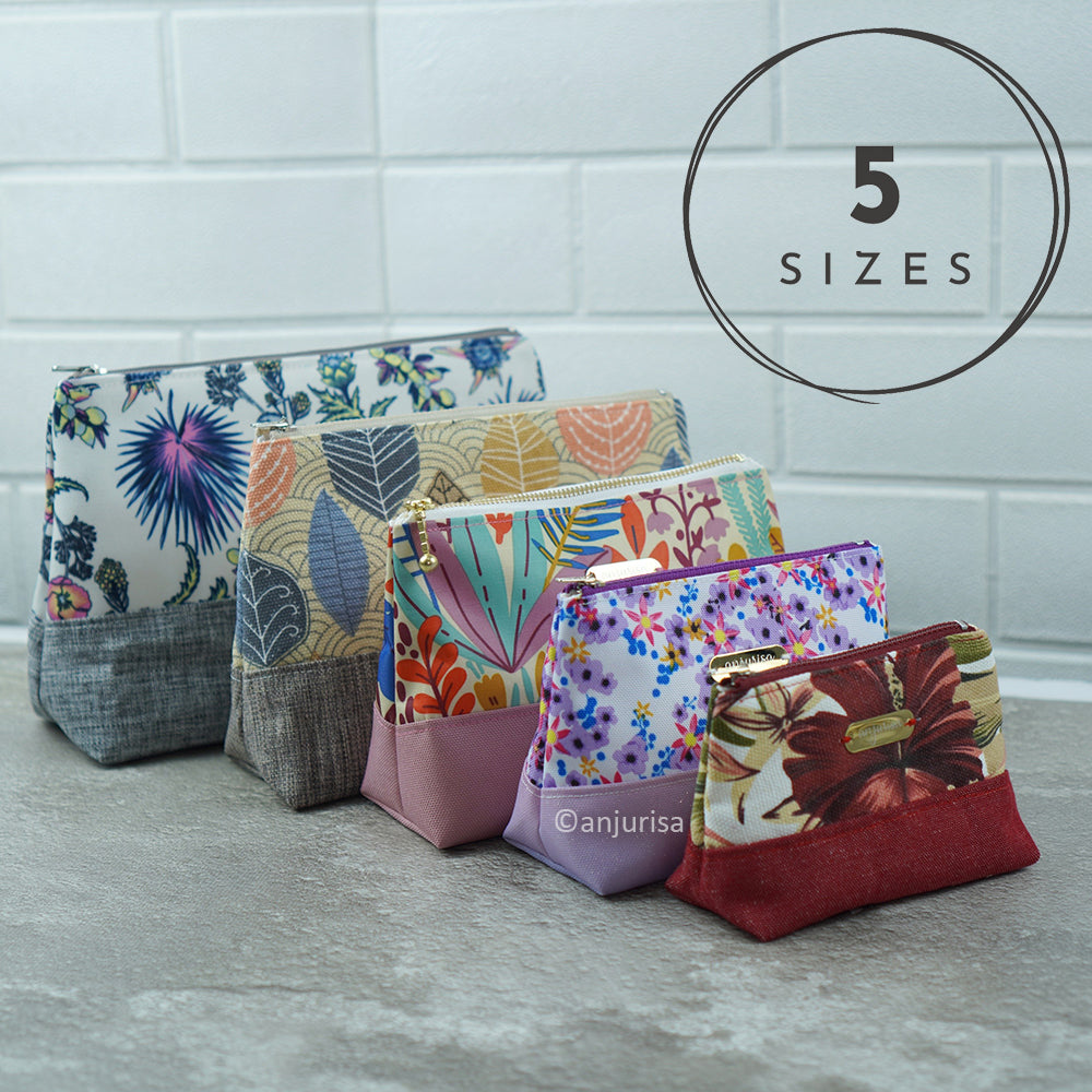 Classic Duo Pouch DIY Sewing Guide - Step-by-Step Templates for Handmade Small Pouches
