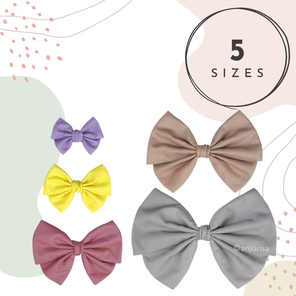 Dainty Bow Sewing Pattern: DIY Hair Accessory (PDF Pattern)