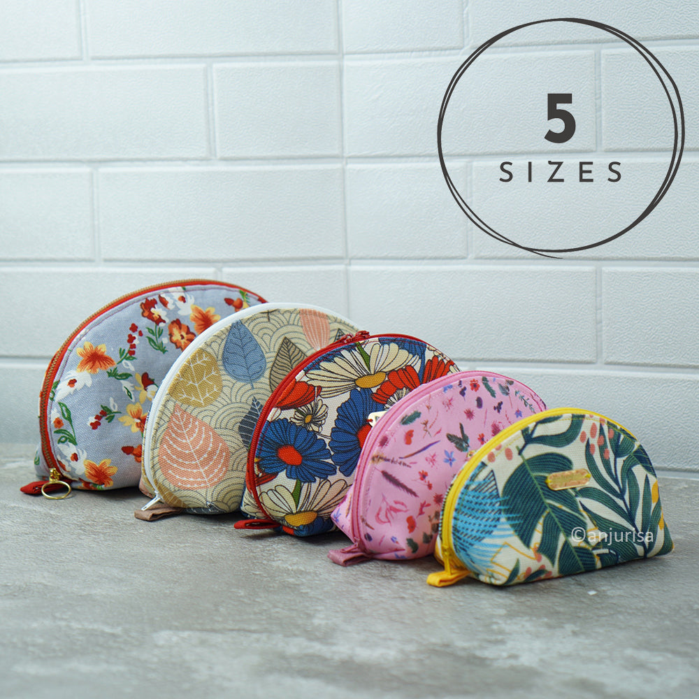Domi Pouch Sewing Pattern: Beginner-Friendly PDF Template in 5 Sizes