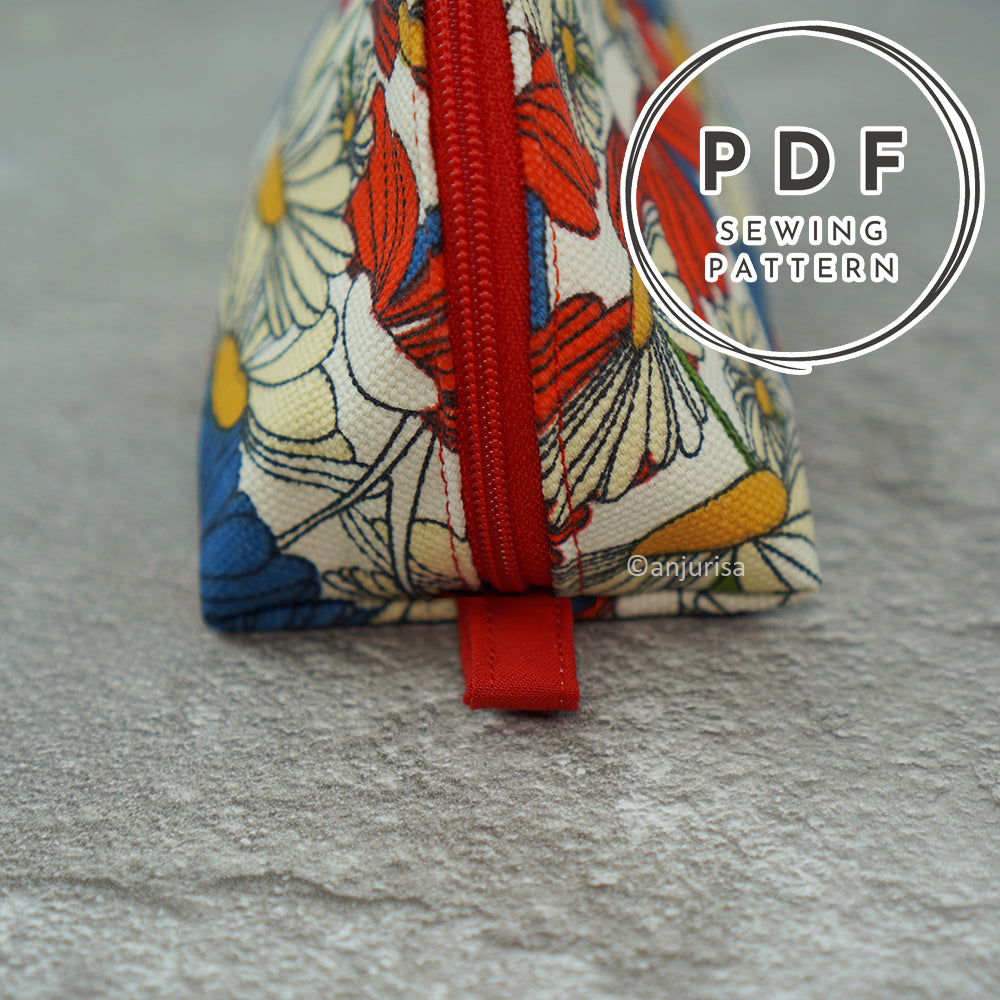 Domi Pouch Sewing Pattern: Beginner-Friendly PDF Template in 5 Sizes