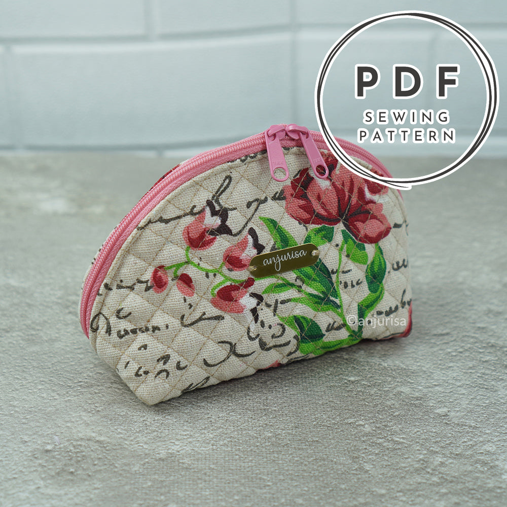Domi Pouch Sewing Pattern: Beginner-Friendly PDF Template in 5 Sizes