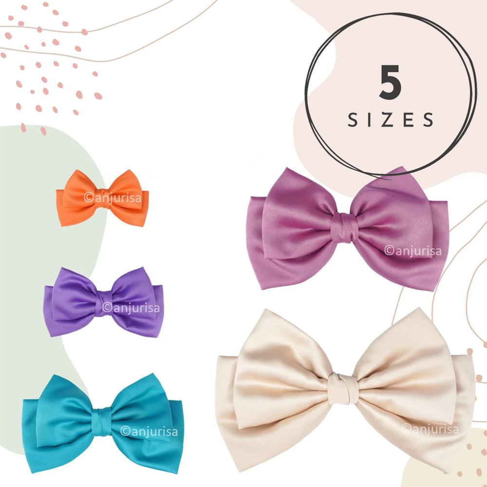 Elegant Bow Sewing Pattern: DIY Hair Bow Template (PDF Download)