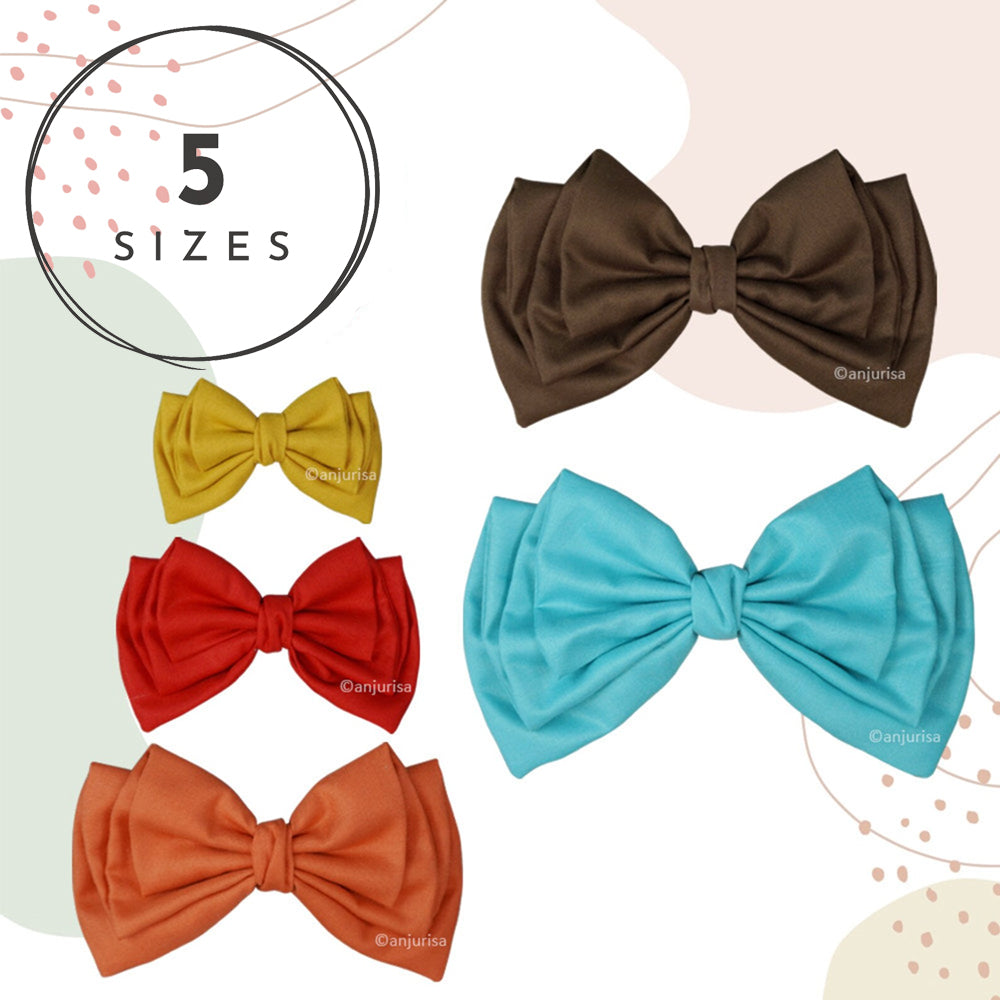 Kira Bow Sewing Pattern: DIY Hair Bow Template (PDF Download)