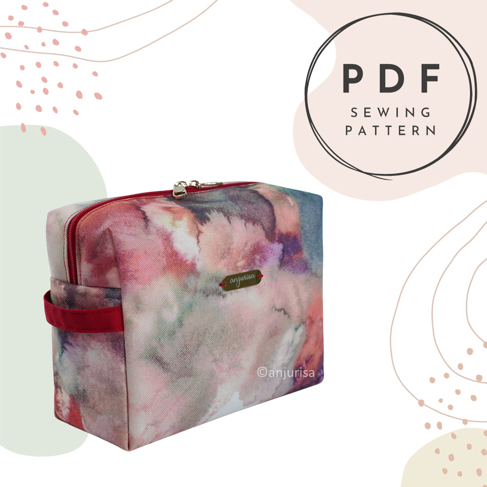 Liora Boxy Pouch Sewing Pattern: Beginner-Friendly DIY (PDF Pattern Collection)