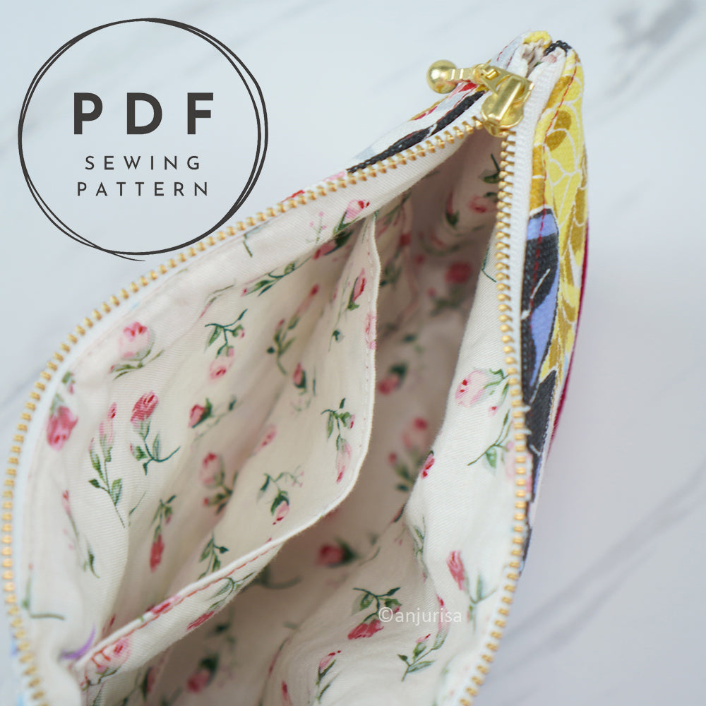 StandOut Pouch Sewing Pattern: Beginner-Friendly PDF Guide (5 Sizes)